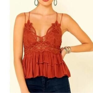 NWT Free People Adella Cami in Winding Roads